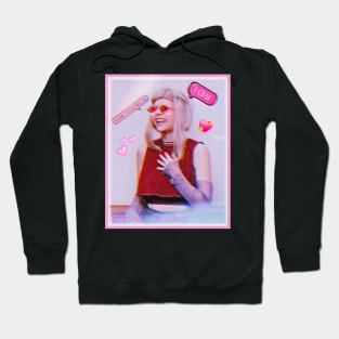 Pink Hearts Aurora Hoodie